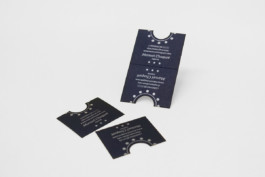 manuel choquet decoupe à la forme carte de visite